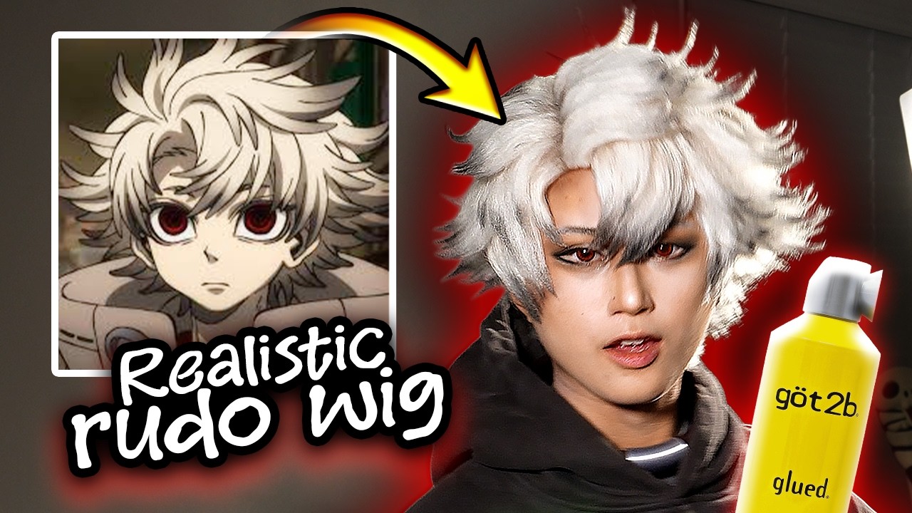 Rudo Surebrec Cosplay Wig Tutorial ✂️🗑️