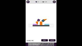Slice It - Physics Puzzles Level 95. 3 Stars Walkthrough