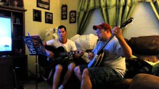 Boil them cabbage down on banjo and guitar.