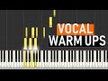 VOCAL WARM UPS 2 Vocal Exercises MAJOR SCALES By Soulphonic