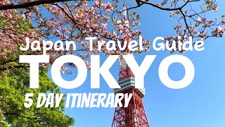 Tokyo Japan  5 Day Itinerary Tokyo Tower, Shibuya Crossing, Disneyland, TeamLab, Capsule Hotel