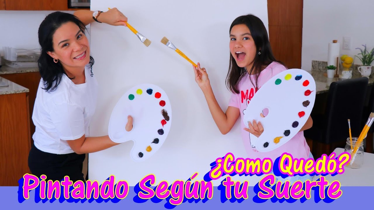 PINTANDO Según La SUERTE | Reto de dibujo y pintura | AnaNana Toys