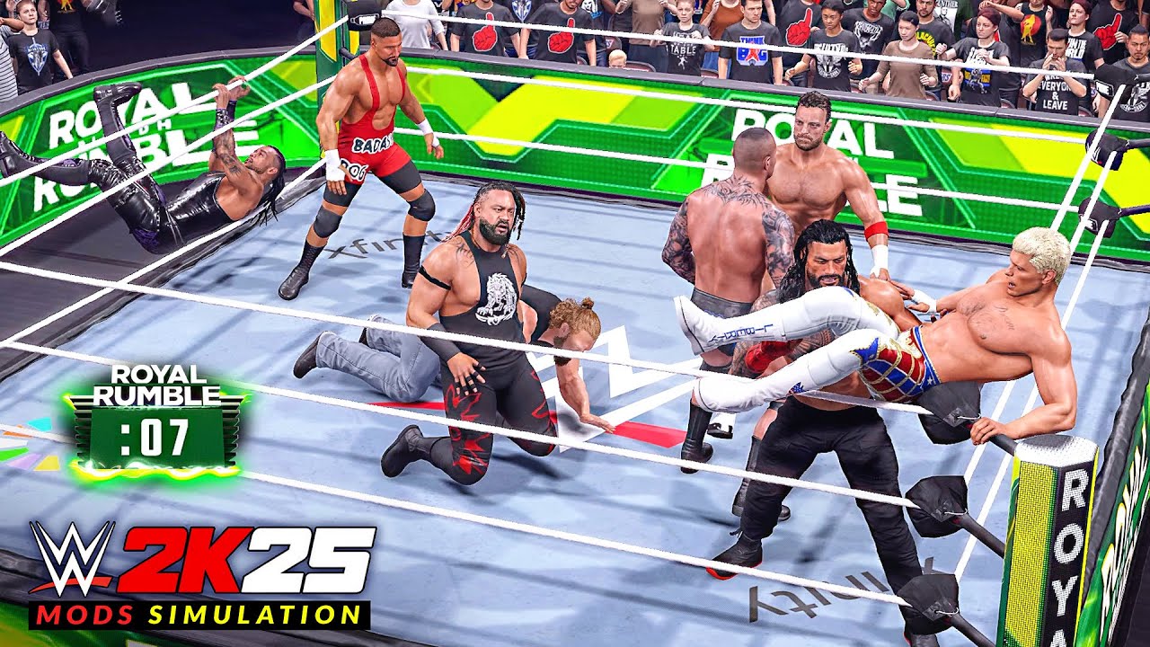 😱 I Simulated The 2026 Men's Royal Rumble Match in WWE 2K25 with Mods! WHO WILL WIN?