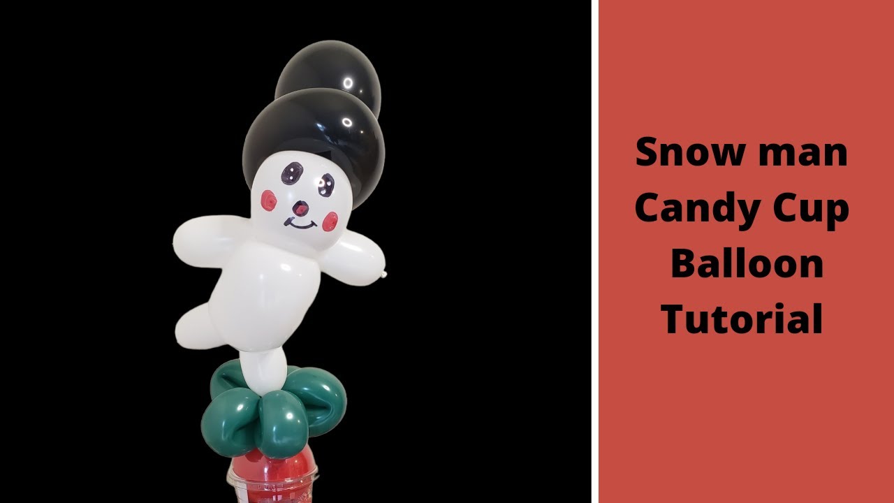 Snowman A Christmas Balloon Twisting Tutorial YouTube