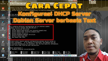 Cara Konfigurasi DHCP Server pada Sistem Operasi Debian Server | ASJ Kelas XI TKJ