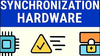 Synchronization Hardware in Operating Systems | Test-and-Set, Compare-and-Swap, Atomic Operations