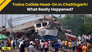 Chhattisgarh Train Accident Trains Collide Head-On In Bilaspur, Coaches Climb Over Each Other