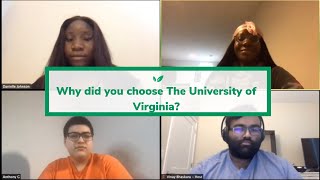 Student Q&A: Why did you choose University of Virginia?