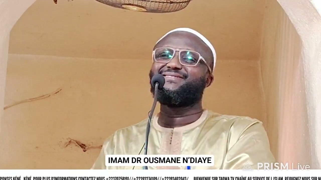 SERMON DU VENDREDI PAR IMAM DR OUSMANE N’DIAYE ✍️ THÈME SADAKA 