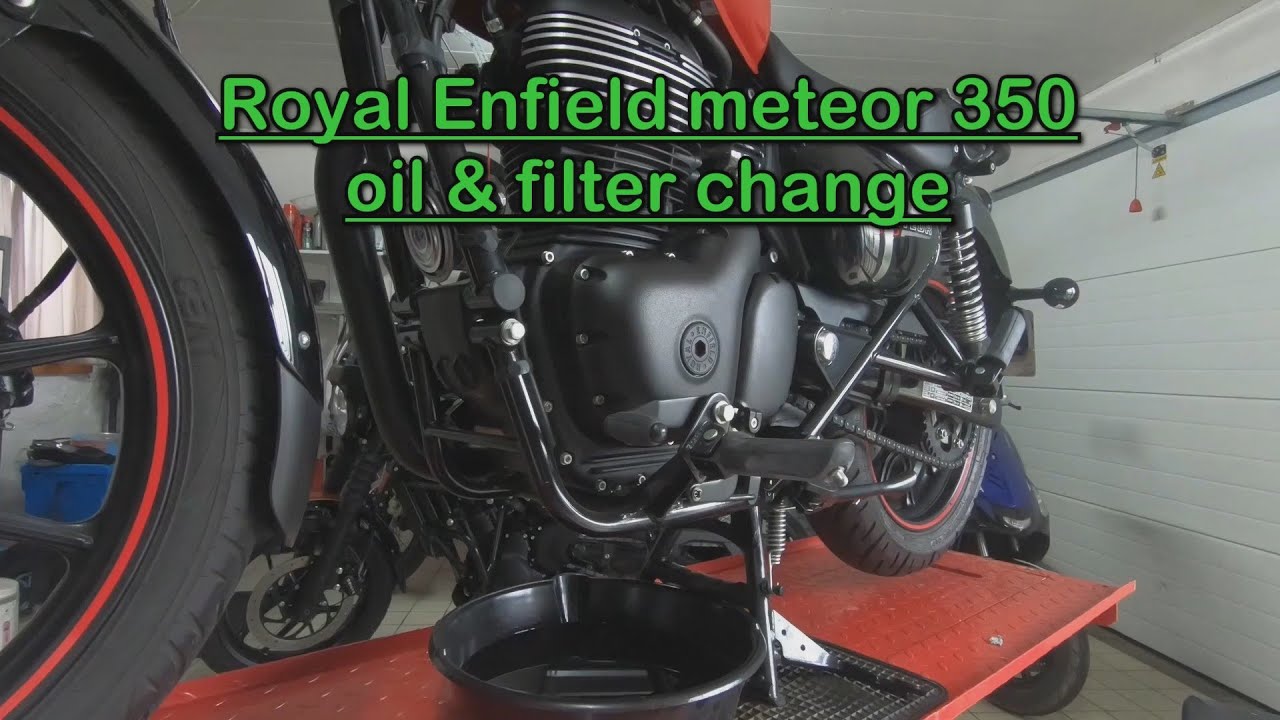 Замена масла и фильтра Royal Enfield Meteor 350