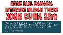 Paket Internet Tri Murah 30GB Hanya 25rb - Durasi: 5.17. Paket Internet Tri Murah 30GB Hanya 25rb - Durasi: 5.17.