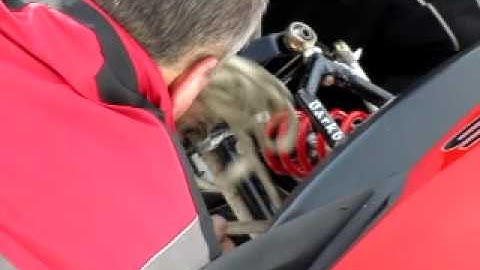 Snowmobile A-arm repair.MOV