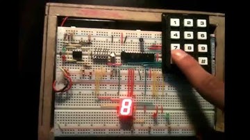 Elevator 4x3 keypad circuit