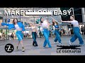 Kpop in public  one take le sserafim  easy  dance cover  zaxis from singapore