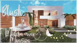 ROBLOX BLOXBURG: Modern Blush Mini Mansion ♡ 70k