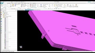 NX12 CAVITY AND CORE SPLIT