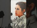 Bespin escape Princess Leia autograph #starwars #autographs #carriefisher