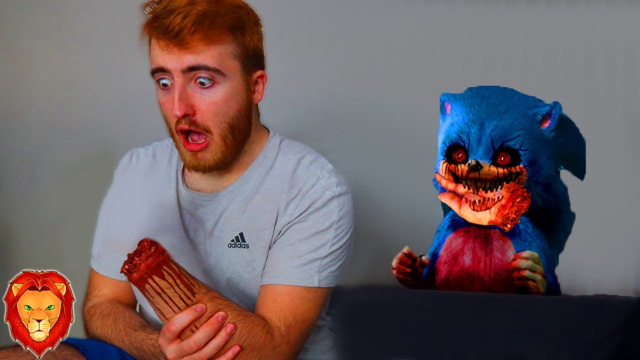 SONIC EXE ME CORTA LA MANO EN LA VIDA REAL SONIC EXE EN LA VIDA REAL LEON PICARON YouTube