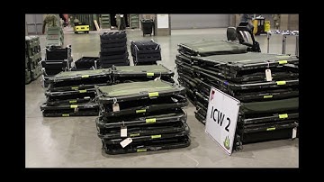 Task Force 62 mobile hospital movement B-roll