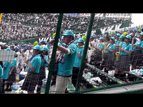 花咲徳栄 応援の代表曲「サスケ」2017年 甲子園 第99回全国高等学校野球選手権大会 準決勝