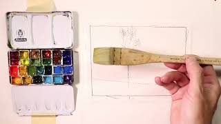 Watercolor GLAZING TECHNIQUE EXPLAINED - with Chris Petri