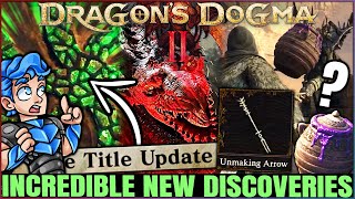 Dragon's Dogma 2 - This is BIG - 16 New GAME CHANGING Secrets Found - DLC, Cut Content, Item \& More!