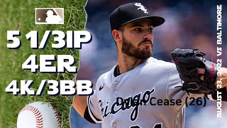 Dylan Cease | Aug 23, 2022 | MLB highlights