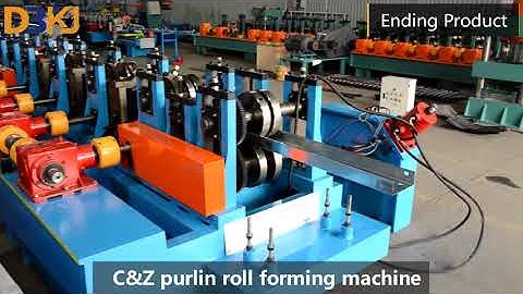 PLC Auto Adjustment CZ Purlin Roll Forming Machine 1.5-3mm