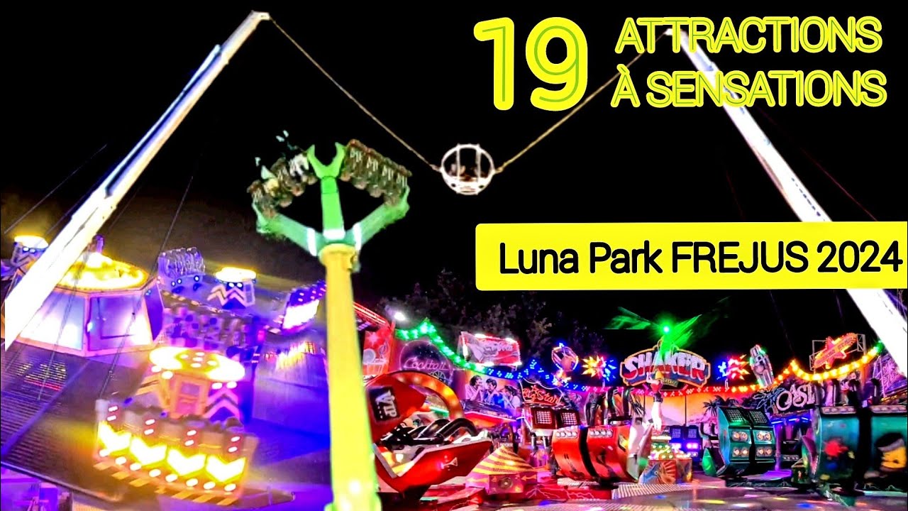 Le Plus GRAND Luna Park du Sud : Frejus 2024