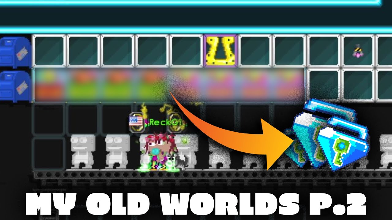 I FOUND TONS OF DLS FROM MY OLD WORLDS (PART 2) || GROWTOPIA