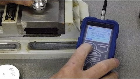 Calibration TCM U2A ultrasonic hardness tester