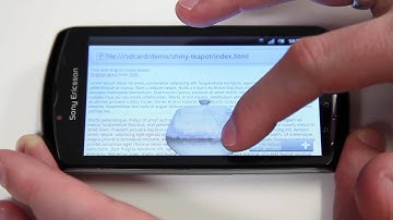 WebGL early preview demo on Sony Ericsson Xperia PLAY [official]