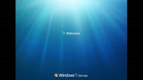 Windows 7 Startup