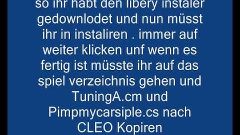 GTA Tuning mod Tuturial