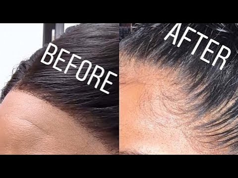 How to PLUCK YOU LACE FRONTAL| ft. Beautiful Princess Hair