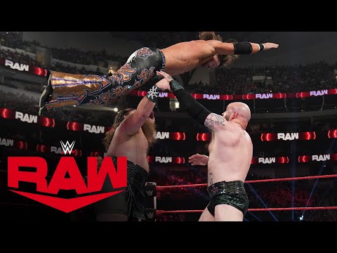 Riddle & The Viking Raiders vs. AJ Styles, Omos & John Morrison: Raw, July 19, 2021
