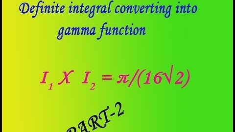 VTU Engineering Maths 2 definite integral converting into gamma function(PART-2)