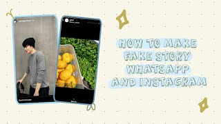 Cara Membuat Fake Story Instagram Whatsapp 