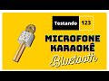 Microfone karaok bluetooth  marcelle 123