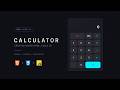 Build a Modern Calculator UI Using HTML, CSS & JavaScript