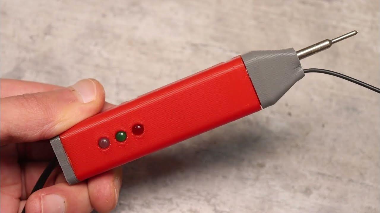 How to make a simple LOGIC PROBE YouTube