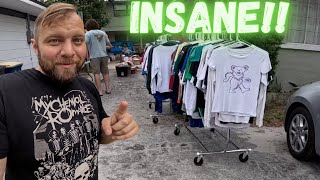 I BOUGHT OUT HIS ENTIRE GARAGE SALE FOR A CRAZY AMOUNT!!