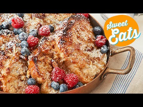 coconut-almond-french-toast-casserole-|-food-network