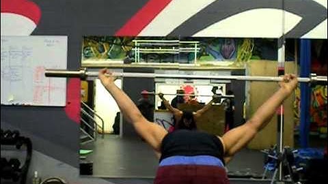 3 SLOW reps 1/2 Bodyweight Cuban Press