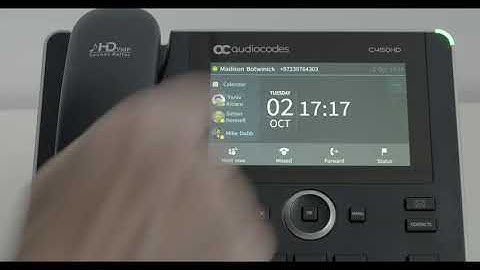 AudioCodes extending 450HD Speed Dials