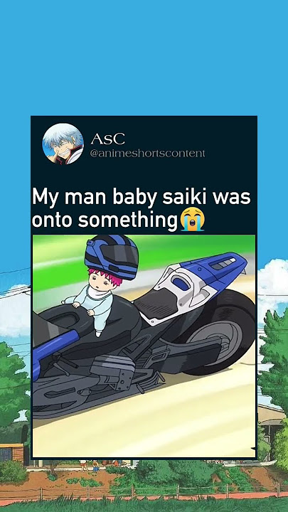 My man baby saiki was onto something😭 #shorts