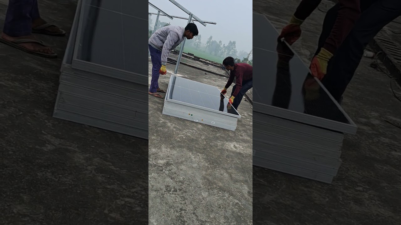 5.5 kilowatt, UTL hybrid solar panel installation