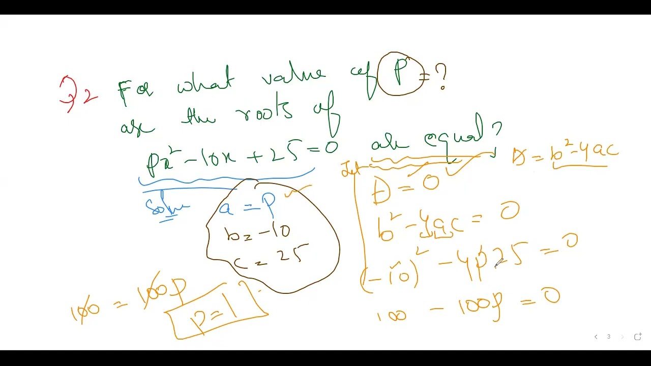 Quadratic Equation Roots  Nature, Sum & Product – Complete Concept