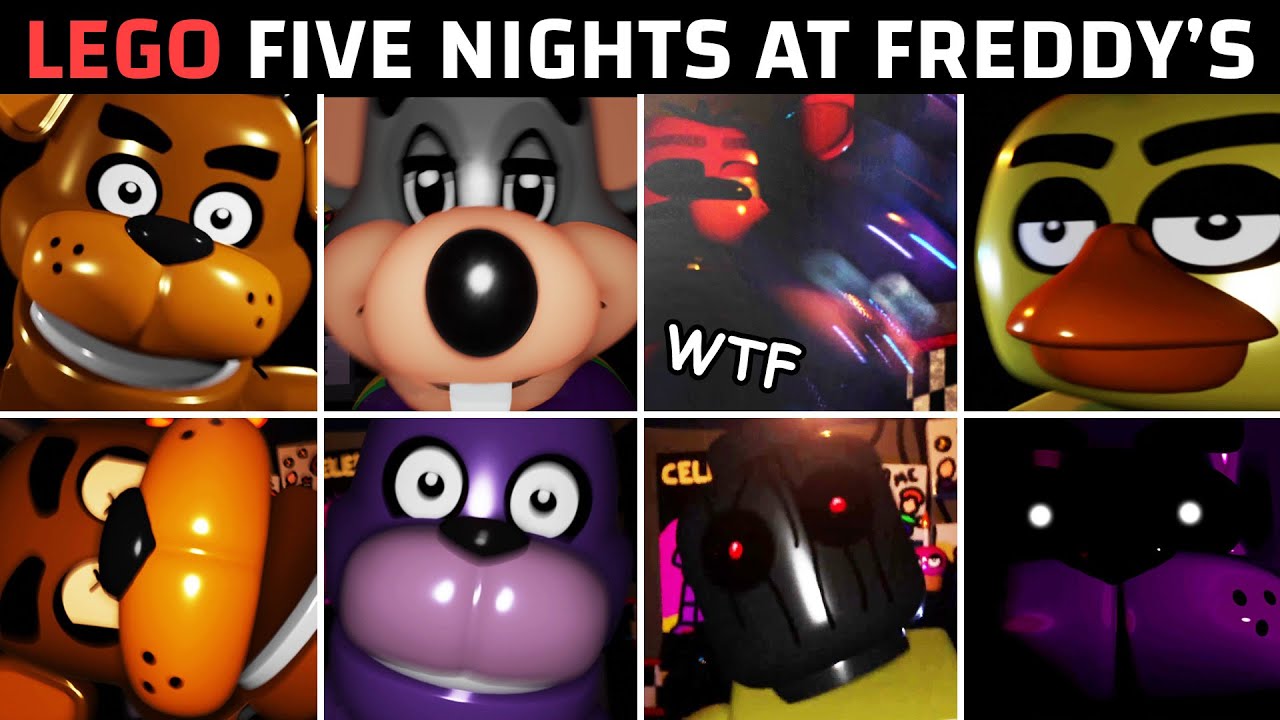 Lego FNAF - All Jumpscares (V1.4 Complete)