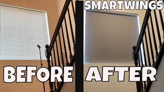 SmartWings Motorized Roller Shades Blinds 100% Blackout REVIEW